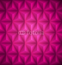 Naklejki Pink Geometric abstract low-poly paper background. Vector