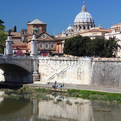 Rome view with Vatican