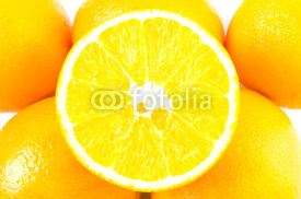 Naklejki Orange fruit