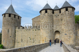 Obrazy i plakaty Castle and city walls of Carcassonne