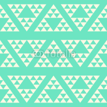 Naklejki Big triangle abstract seamless pattern, geometrical  background,