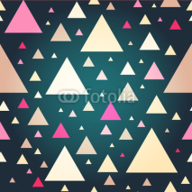 Fototapety seamless vector geometric triangle pattern with removable lens e
