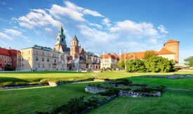 Naklejki Wawel castle in Krakow, Poland