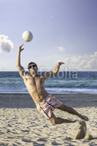 Naklejki beach volleyball