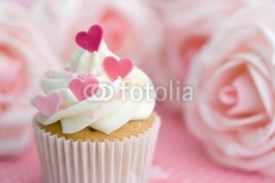 Naklejki Valentine cupcake
