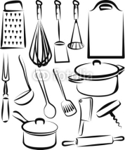 Naklejki kitchen utensil