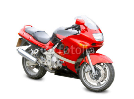 Fototapety motorcycle isolated