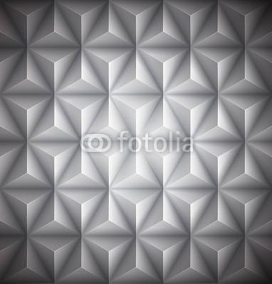 Gray Geometric abstract low-poly paper background. Vector