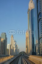 Naklejki Cityscape, Metro, Dubai