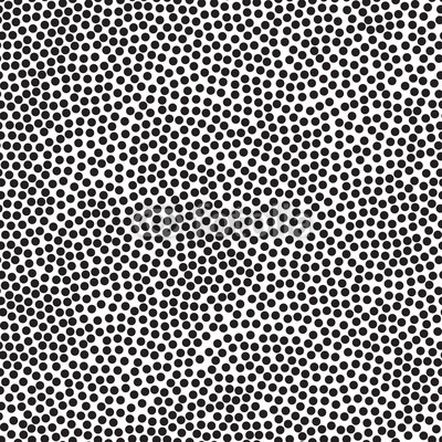 Polka dot background, seamless pattern. Black and white. Vector illustration EPS 10