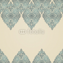 Vintage seamless border with lacy ornament.