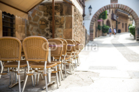 Fototapety Restaurant tables