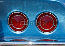 Fototapety classic car rear lights