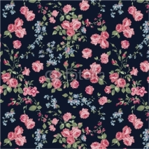 Naklejki Classic Rose seamless wallpaper