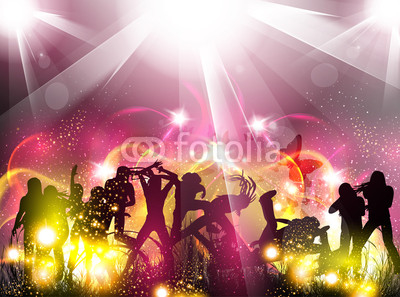 Party color light illustration
