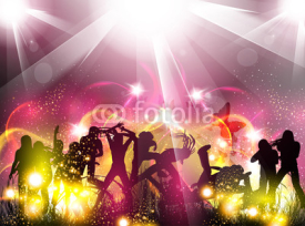 Obrazy i plakaty Party color light illustration