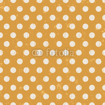 Seamless pattern with white polka dots