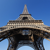 Naklejki Eiffel Tower square