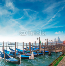 Naklejki Gondolas in Venice