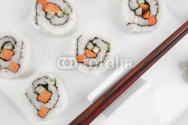 Fototapety California Maki Sushi Roll