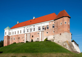 Naklejki Medieval castle in Sandomierz, Poland