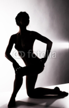Fototapety Beautiful naked body of young and sexy woman