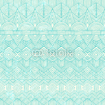 Fototapety Hand drawn seamless pattern. Abstract geometric background.