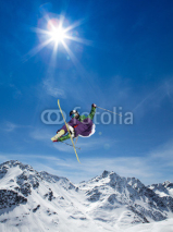 Fototapety ski freestyle