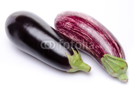 Naklejki Purple and black eggplant
