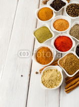 Naklejki powder spices