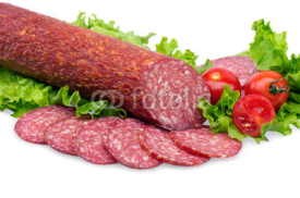 Fototapety tasty red salami