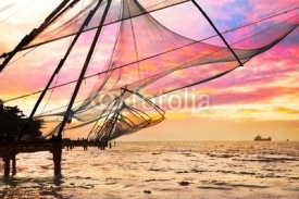 Naklejki Chinese Fishing nets