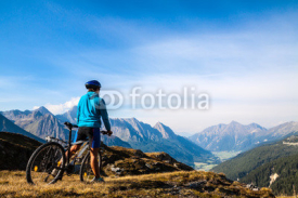 Fototapety Mountain biker