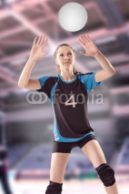 Naklejki volleyball girl