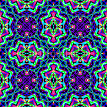 Color Abstract Retro Zigzag Vector Background