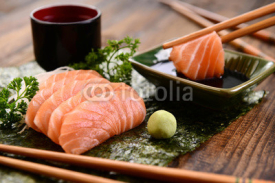 Fototapety Salmon sashimi
