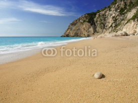 Naklejki Egremni beach at Lefkada, Ionion sea, Greece