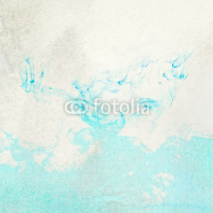 Fototapety Painted blue watercolor splashes