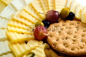 Fototapety Cheese in assortment