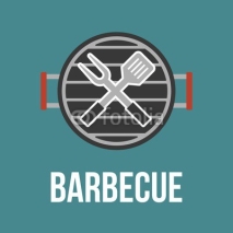 Fototapety Vector color bbq icon