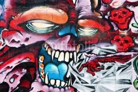 Naklejki Graffiti Skull