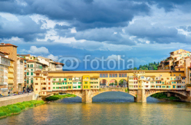 Fototapety Ponte Vecchio over Arno river in Florence