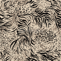 Naklejki Abstract repeating animal pattern