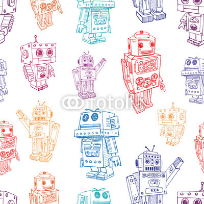 old toy robots
