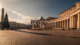 Naklejki Vatican City and Rome, Italy: St. Peter's Square