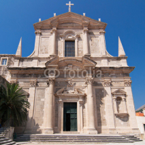 Fototapety Jesuit Church of Dubrovnik