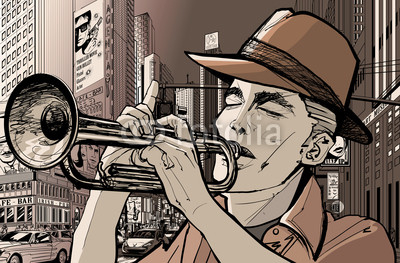 trumpeter in new-york