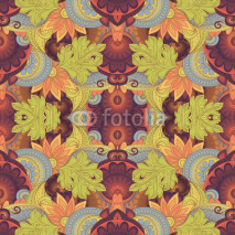 Fototapety Vector Seamless Abstract Tribal Pattern