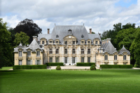 Quevillon, France - june 22 2016 : La Riviere Bourdet castle