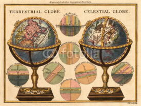 Obrazy i plakaty Astronomical chart vintage